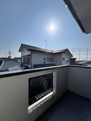 ☆★☆完成見学会開催中☆★☆古閑下町戸建てのバルコニー