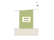 朝霞市三原2丁目　建築条件付売地　全1区画　(ふじみ野店)の画像