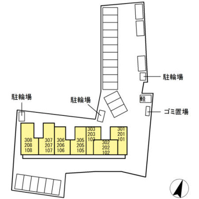 【区画図】 | ヴィラ 一の坂