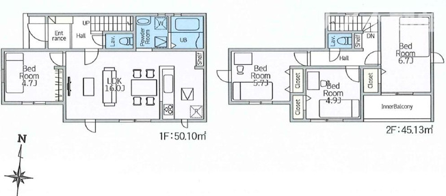 【間取り】 | 前橋市六供町1丁目新築　25-1期