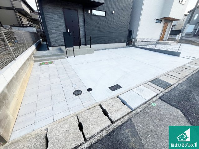 神戸市西区竜が岡　新築一戸建ての駐車場|駐車スペース！散水栓があるので、こまめに愛車を洗えます！