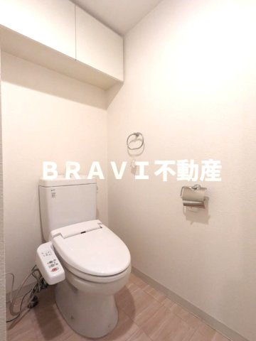 レジュールアッシュ長堀通南 BRAVI不動産のトイレ