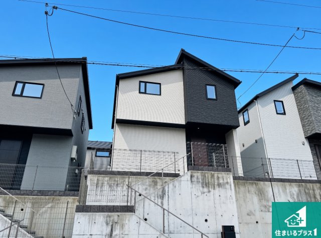 神戸市北区山の街　新築一戸建ての外観|お客様に長く安心して住んでいだだける事にこだわった家づくり！住んでからのアフターサービスにもしっかりと取り組んでいます！