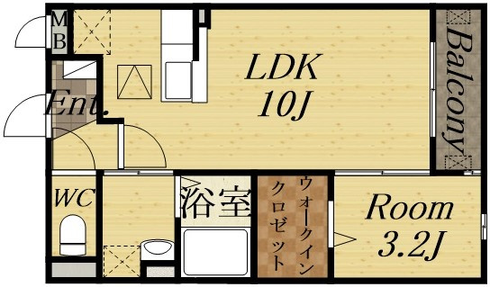 花水木　宝塚の間取り