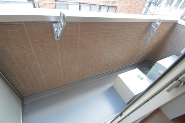 キャッスル上野のバルコニー