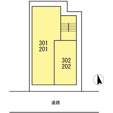 キャッスル上野の区画図