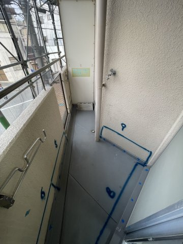 シンプルライフ荒田のバルコニー