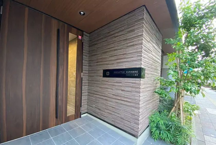 ジョカットロ蔵前のエントランス