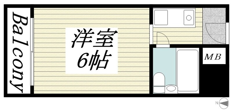 メゾン・ド・六甲パートⅠの間取り