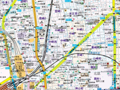 【地図】 | エスティライフ梅田北