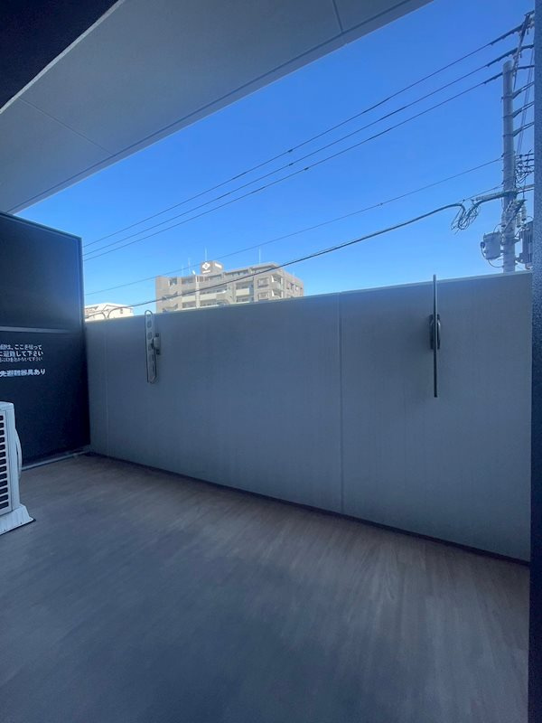 パルク クレール博多のバルコニー