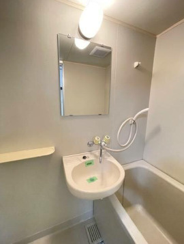 ハイムまことB棟の洗面所