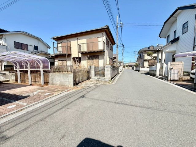 野田市清水　中古売戸建の前面道路含む現地写真
