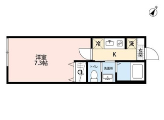 【間取り】 | ＢＬＵＥ　ＭＡＲＩＮＥ　ＨＯＮＣＨＩＢＡ