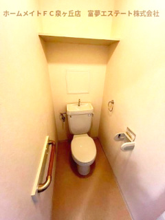 【トイレ】 | ホルティ上野芝 | ※イメージ　反転タイプのお部屋の写真