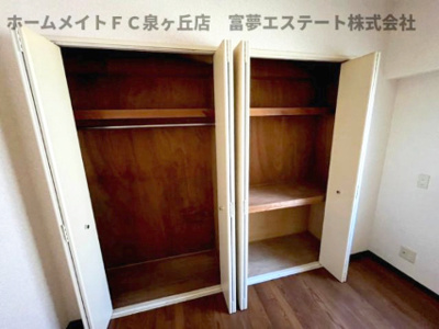 【収納】 | ホルティ上野芝 | ※イメージ　反転タイプのお部屋の写真