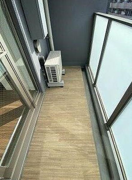 マキシヴ西大島のバルコニー