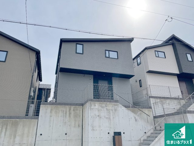 神戸市北区山の街　新築一戸建ての外観|お客様に長く安心して住んでいだだける事にこだわった家づくり！住んでからのアフターサービスにもしっかりと取り組んでいます！