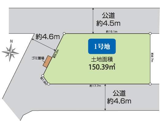 【土地図】 | 座間市南栗原４丁目　売地　全１区画【仲介手数料無料】