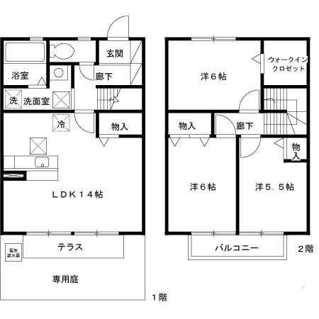 【間取り】 | パステル堀止
