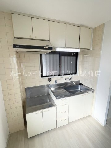 大阪市城東区永田３丁目の賃貸マンションのキッチン