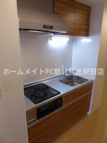 大阪市城東区放出西２丁目の賃貸マンションのキッチン