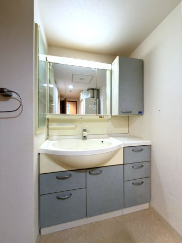 ヴェルビュ天神山公園の独立洗面台