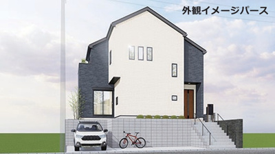 【完成予想図】 | 大和市福田22期 新築戸建 全1棟