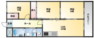 【間取り】 | グランドシャトータカオ恩智