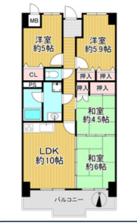  | 【エスポア城北】✨️仲介手数料無料✨️城北小学校・北陵中学校