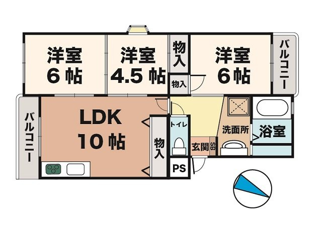 メゾン大津和の間取り