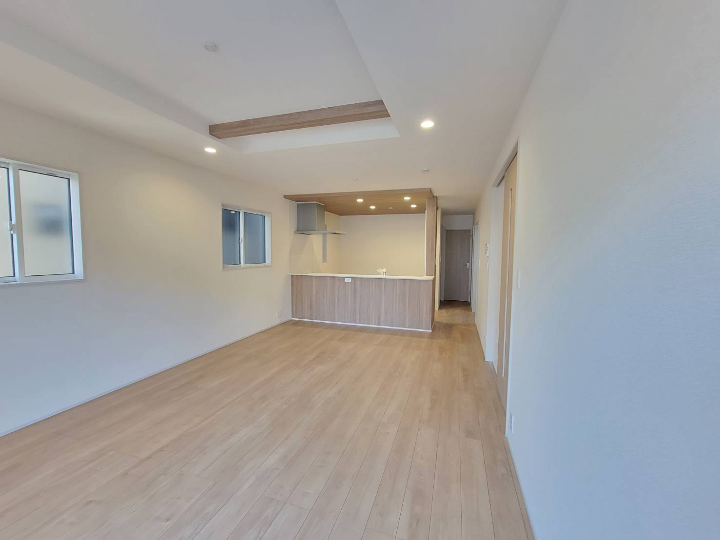  の外観パース|全4棟それぞれ個性あふれる内装カラー＆間取りをご用意しております♪
今なら生活スタイルや自分好みに合った建物をお選びいただけます☆