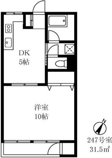 【間取り】 | 青葉マンション２号館