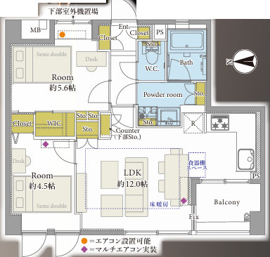 ルミネ東京日本橋の間取り