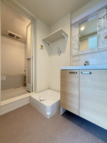 ハーモニーテラス遠里小野Ⅲの洗面所