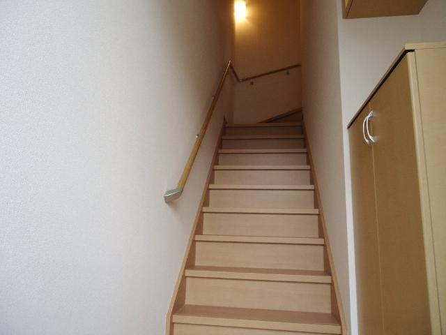 加古川市尾上町安田のアパートのその他|階段