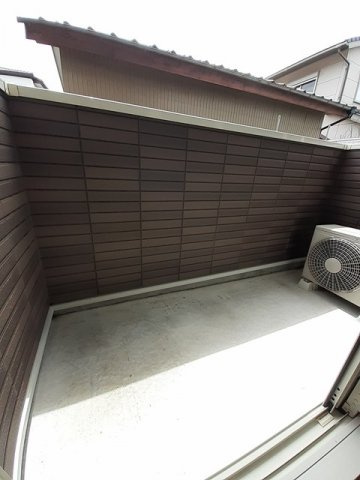 コンフォーティア鮎喰のバルコニー