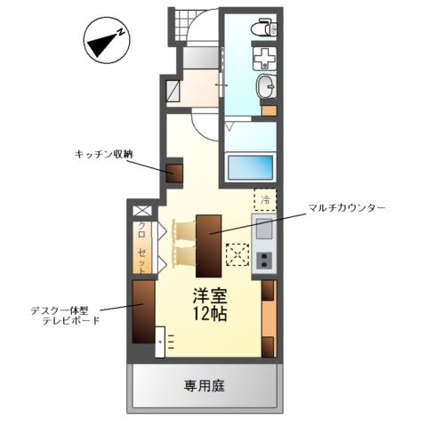 加古川市米田町平津のアパート