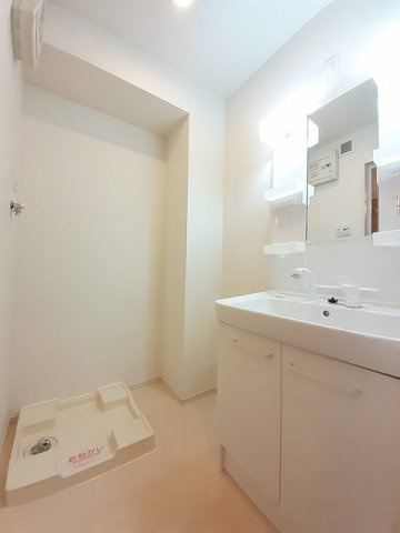 ロータス南島田Ｄの洗面所