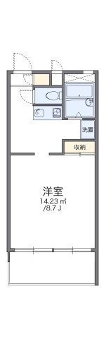 レオパレスＰｅａｌ　Ｓｑｕａｒｅの間取り|代表的な間取のため実際の間取とは異なる場合があります