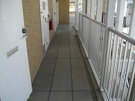 加古川市加古川町南備後のアパートの玄関