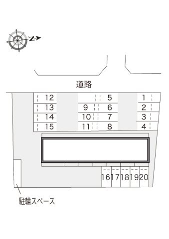 レオパレスソアレの駐車場