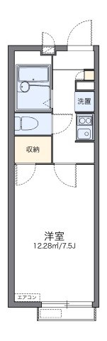 レオパレス友沢の間取り