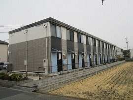 加古川市野口町坂井のアパートの玄関