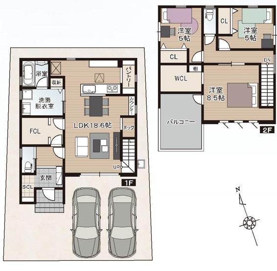 【間取り】 | 南国市後免町２丁目/3区画 | ３号地