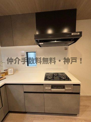 【キッチン】 | 神戸市須磨区大黒町1丁目　新築戸建　仲介手数料無料！ | 使いやすいキッチンです