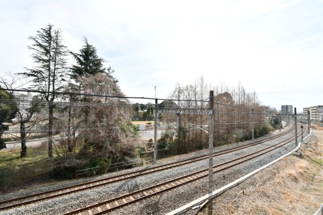 光建ハイムブリリアンス大宮公園の展望|北側洋室の窓外には、遮るもののない開放的な景色が広がります。共用廊下側とは異なるプライベートな眺望は作業や読書の合間のリフレッシュに。北側ならではの安定した柔らかな光が室内を包み込みます。