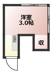 シャトー岸町の間取り