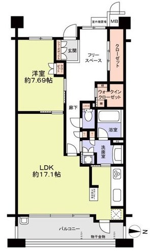 【間取り】 | K51357-ﾊﾟｰｸｼﾃｨ北大路