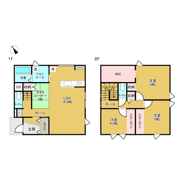山陰ライフ田島１号の間取り